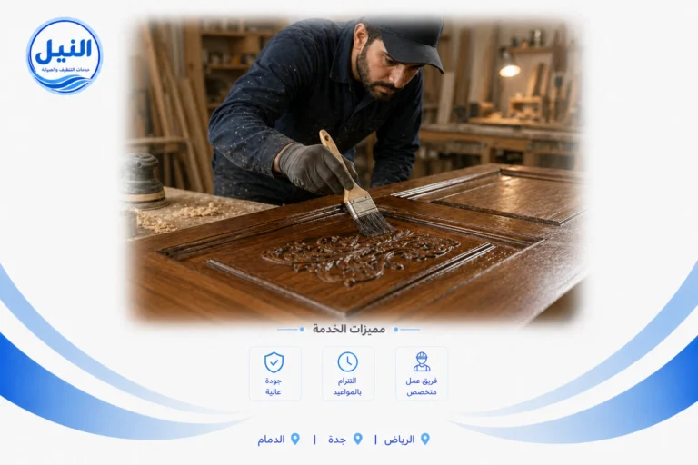 معلم دهان ابواب خشب بالرياض